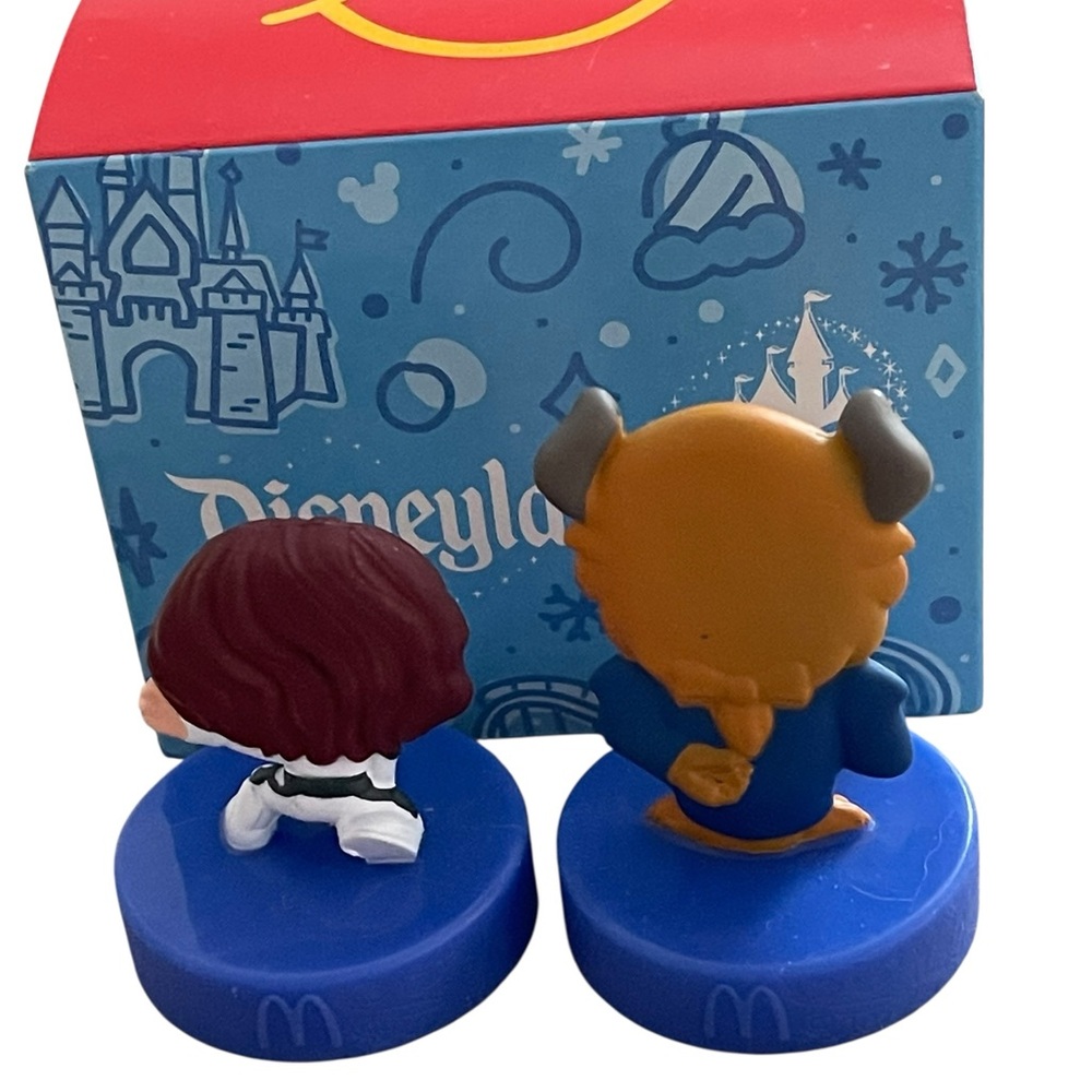 McDonald's Beauty and the Beast and Black Widow Toy Set - Red, Blue, Brown - Picture 3 of 3